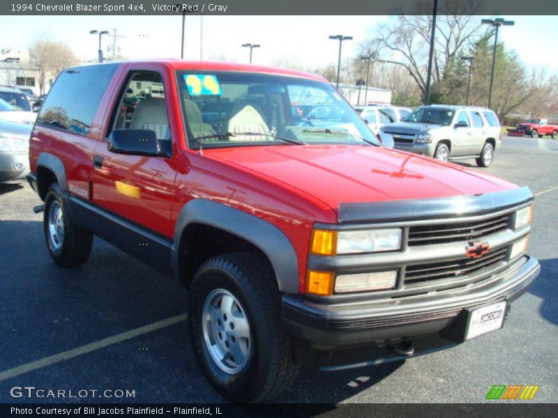 Victory Red / Gray 1994 Chevrolet Blazer Sport 4x4