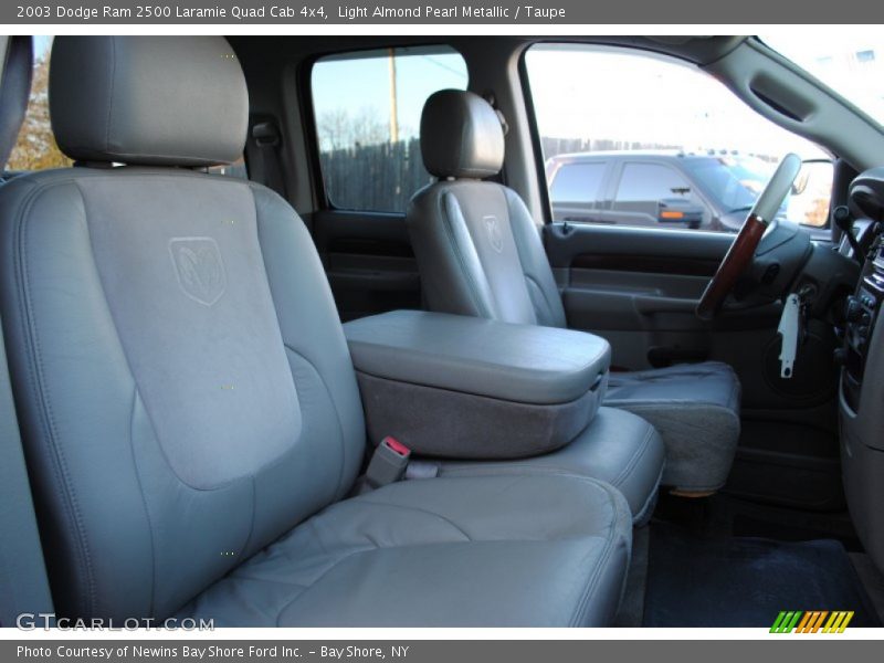 Light Almond Pearl Metallic / Taupe 2003 Dodge Ram 2500 Laramie Quad Cab 4x4