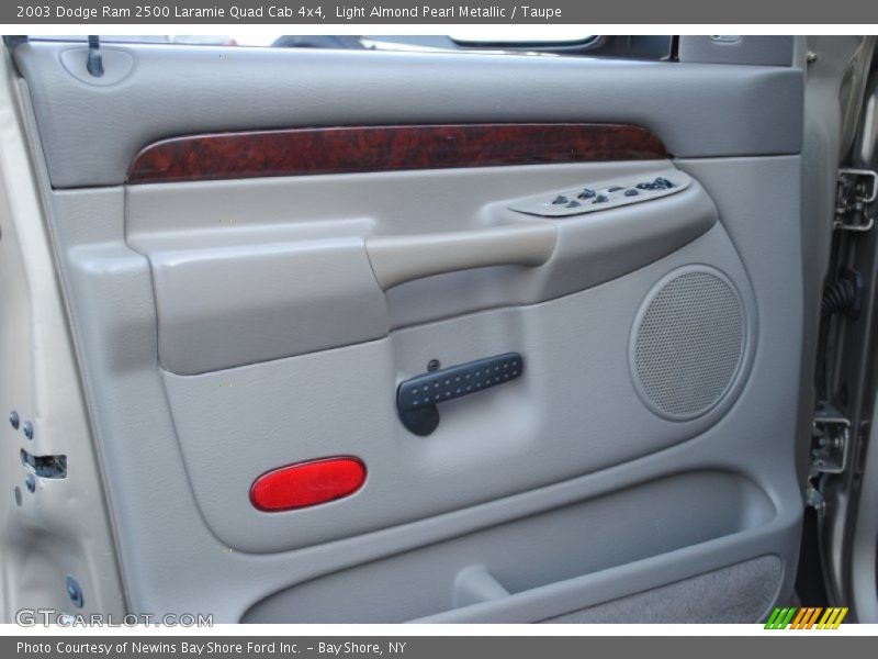 Light Almond Pearl Metallic / Taupe 2003 Dodge Ram 2500 Laramie Quad Cab 4x4