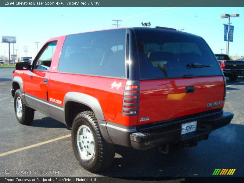 Victory Red / Gray 1994 Chevrolet Blazer Sport 4x4
