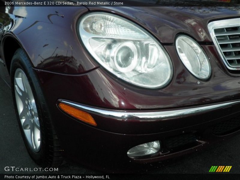 Barolo Red Metallic / Stone 2006 Mercedes-Benz E 320 CDI Sedan