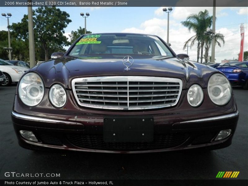 Barolo Red Metallic / Stone 2006 Mercedes-Benz E 320 CDI Sedan
