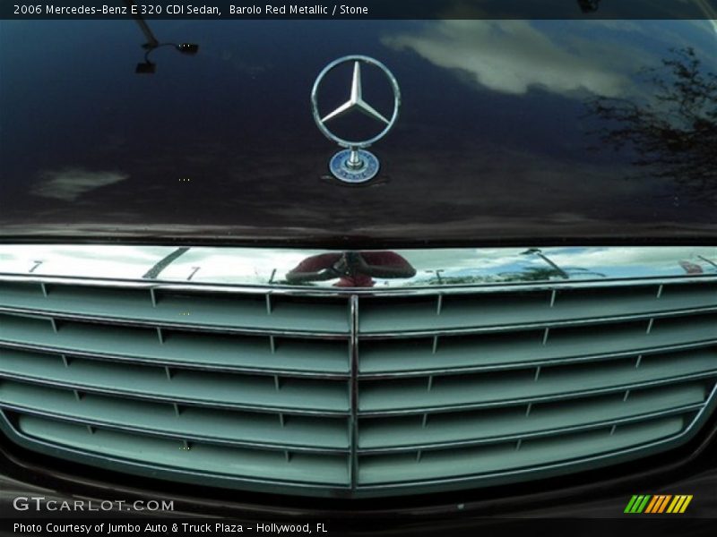Barolo Red Metallic / Stone 2006 Mercedes-Benz E 320 CDI Sedan