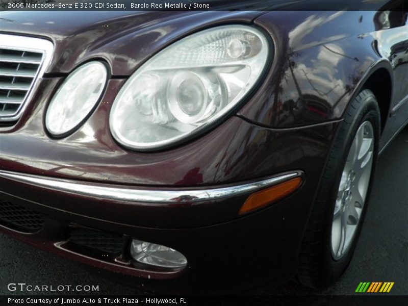 Barolo Red Metallic / Stone 2006 Mercedes-Benz E 320 CDI Sedan