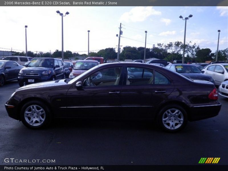 Barolo Red Metallic / Stone 2006 Mercedes-Benz E 320 CDI Sedan