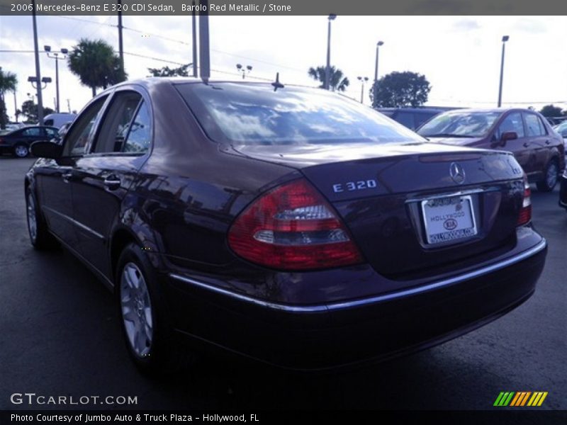 Barolo Red Metallic / Stone 2006 Mercedes-Benz E 320 CDI Sedan