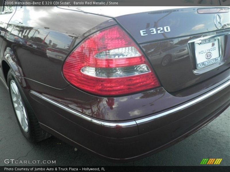 Barolo Red Metallic / Stone 2006 Mercedes-Benz E 320 CDI Sedan