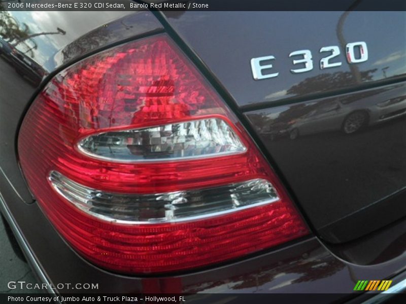 Barolo Red Metallic / Stone 2006 Mercedes-Benz E 320 CDI Sedan