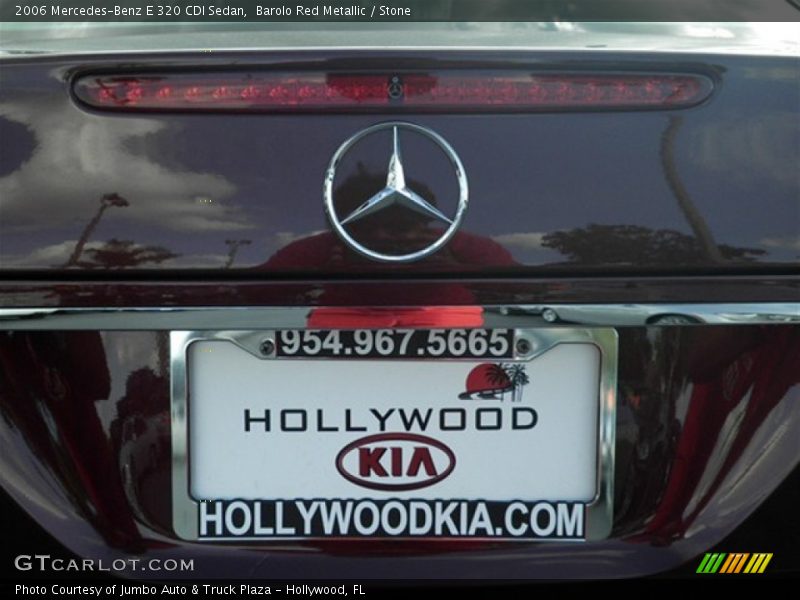 Barolo Red Metallic / Stone 2006 Mercedes-Benz E 320 CDI Sedan