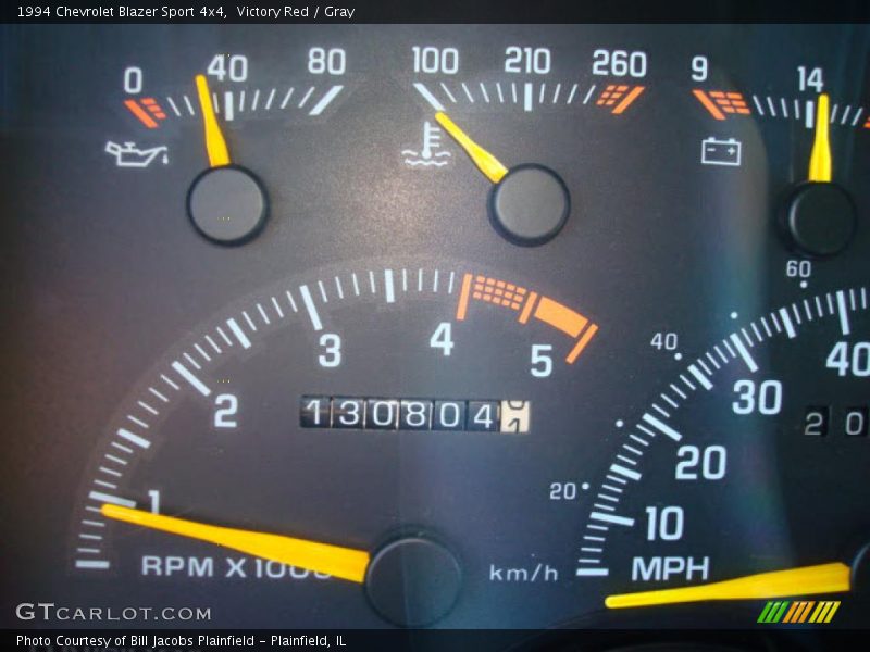 Victory Red / Gray 1994 Chevrolet Blazer Sport 4x4