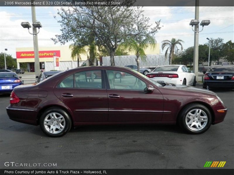 Barolo Red Metallic / Stone 2006 Mercedes-Benz E 320 CDI Sedan