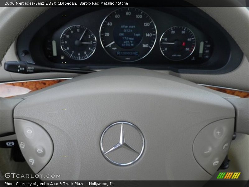 Barolo Red Metallic / Stone 2006 Mercedes-Benz E 320 CDI Sedan