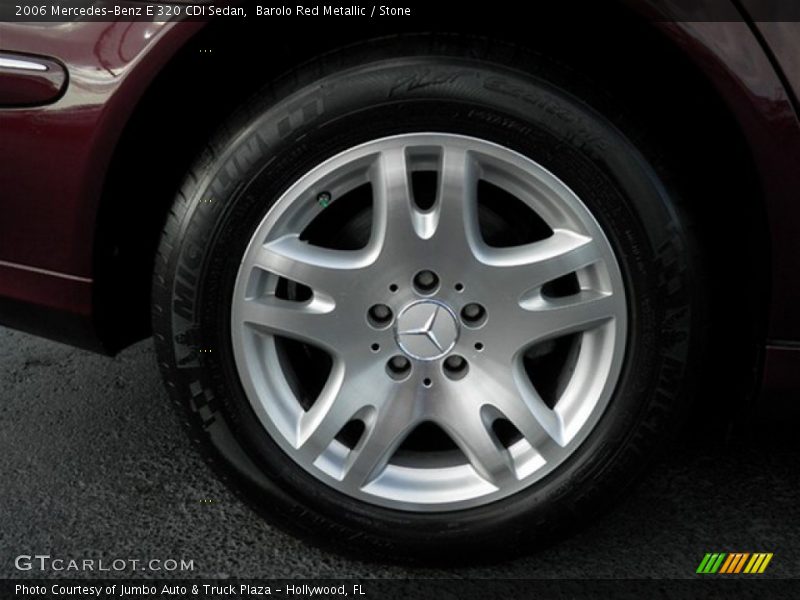 Barolo Red Metallic / Stone 2006 Mercedes-Benz E 320 CDI Sedan