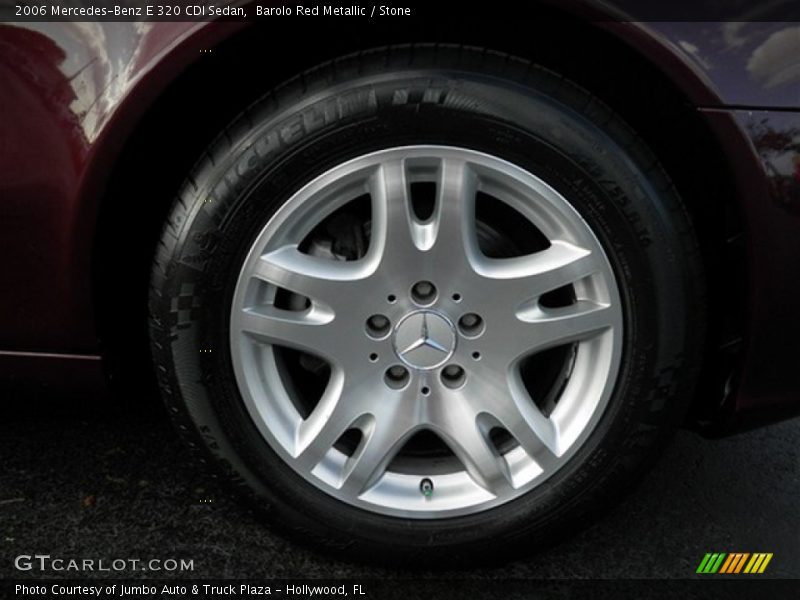Barolo Red Metallic / Stone 2006 Mercedes-Benz E 320 CDI Sedan