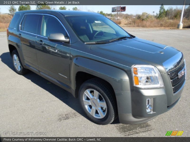 Gray Green Metallic / Jet Black 2013 GMC Terrain SLE