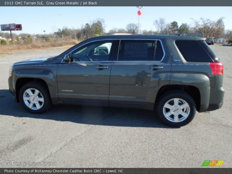 Gray Green Metallic / Jet Black 2013 GMC Terrain SLE