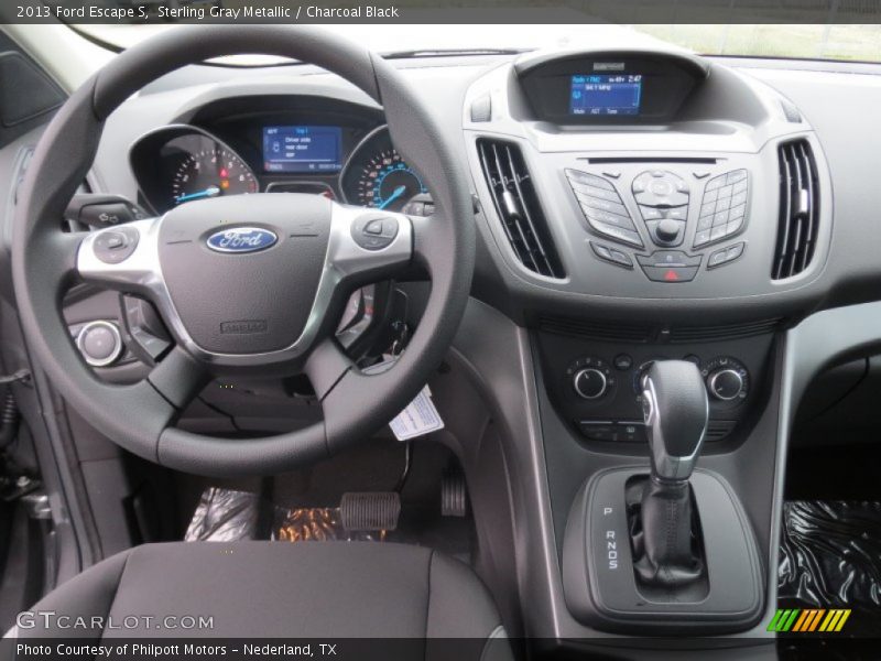 Sterling Gray Metallic / Charcoal Black 2013 Ford Escape S