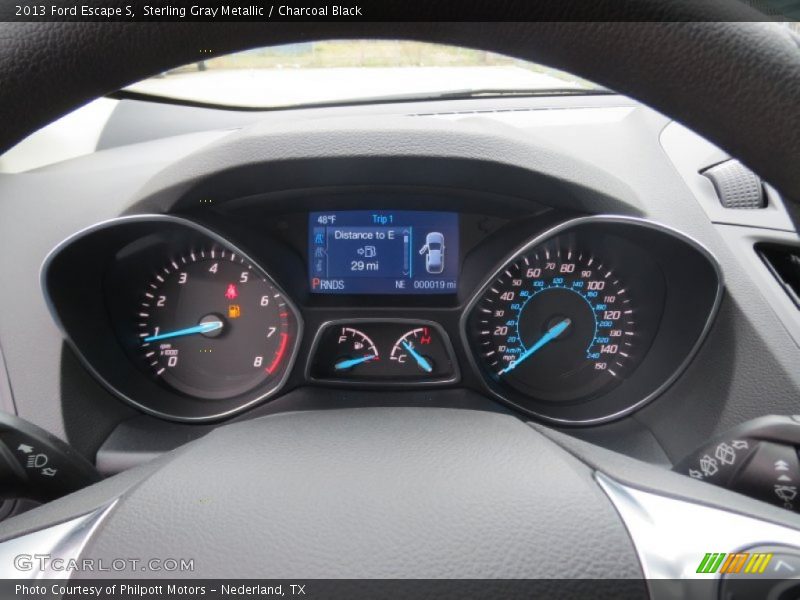 Sterling Gray Metallic / Charcoal Black 2013 Ford Escape S