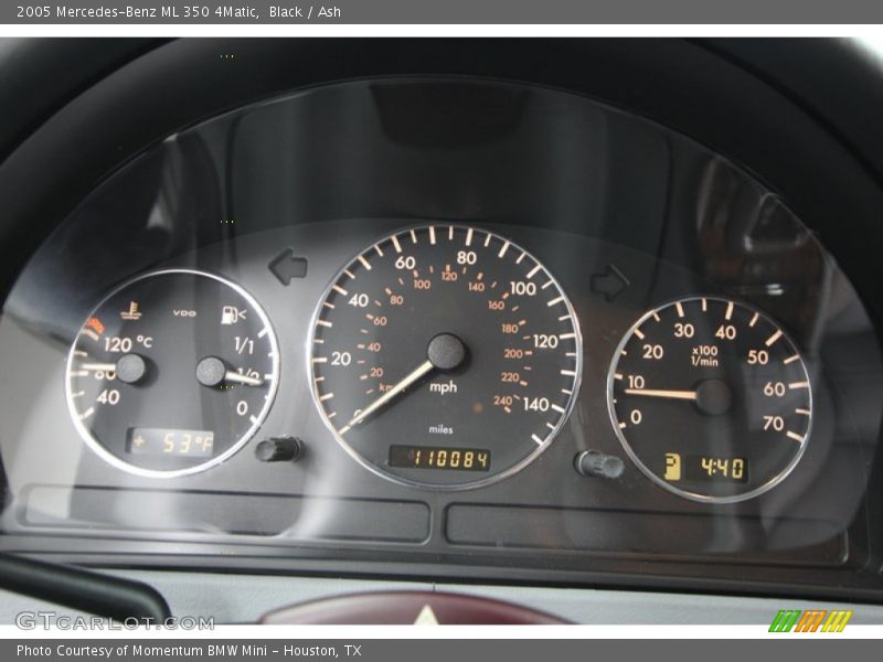 Black / Ash 2005 Mercedes-Benz ML 350 4Matic