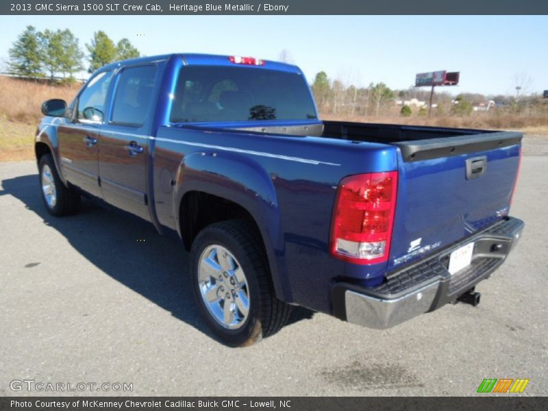 Heritage Blue Metallic / Ebony 2013 GMC Sierra 1500 SLT Crew Cab