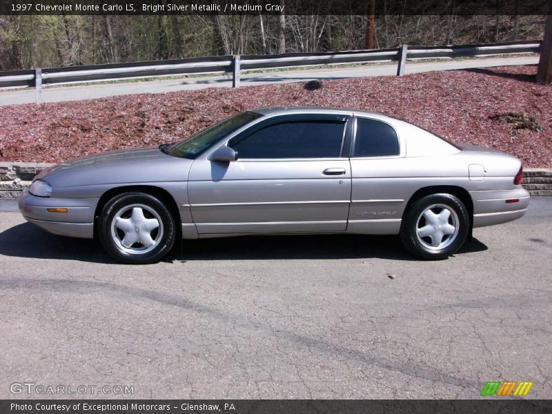 Bright Silver Metallic / Medium Gray 1997 Chevrolet Monte Carlo LS