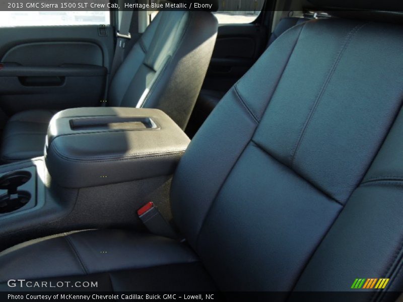 Heritage Blue Metallic / Ebony 2013 GMC Sierra 1500 SLT Crew Cab