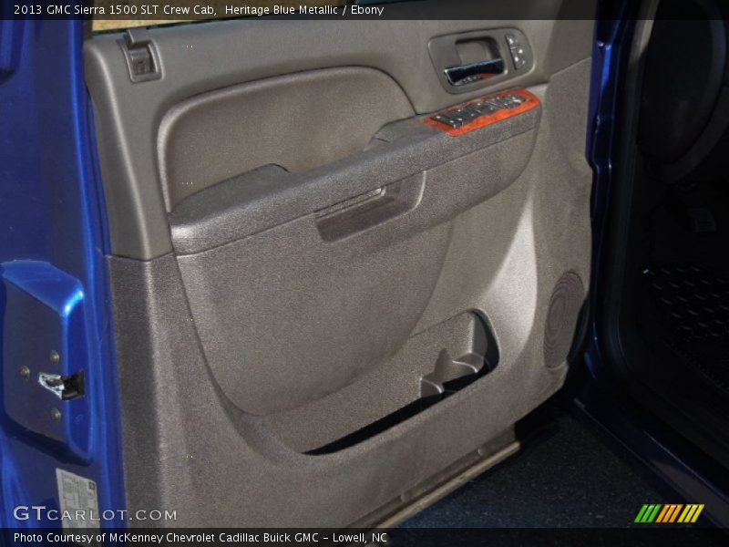 Heritage Blue Metallic / Ebony 2013 GMC Sierra 1500 SLT Crew Cab
