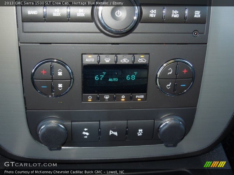Heritage Blue Metallic / Ebony 2013 GMC Sierra 1500 SLT Crew Cab