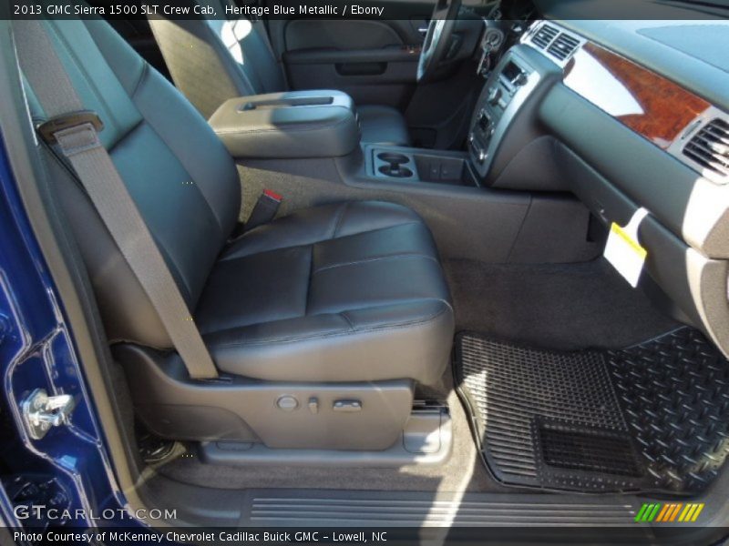 Heritage Blue Metallic / Ebony 2013 GMC Sierra 1500 SLT Crew Cab