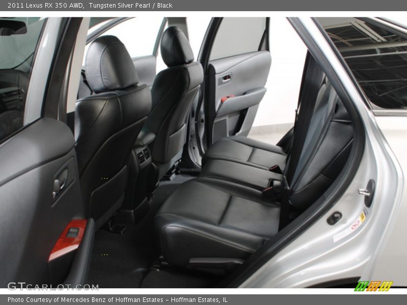 Tungsten Silver Pearl / Black 2011 Lexus RX 350 AWD