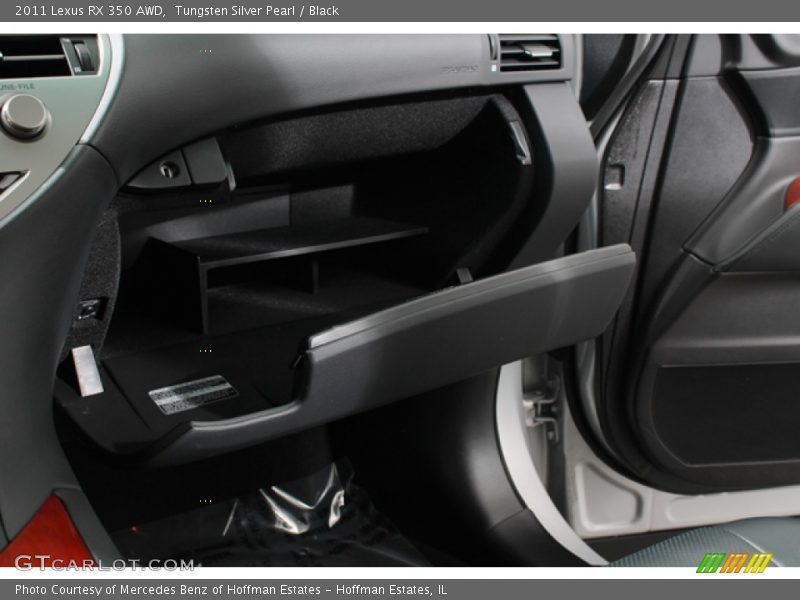Tungsten Silver Pearl / Black 2011 Lexus RX 350 AWD
