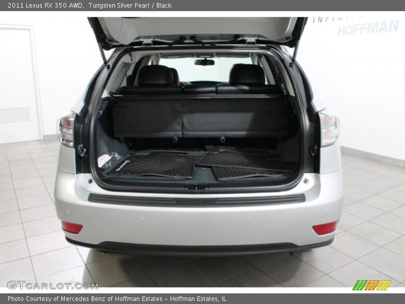 Tungsten Silver Pearl / Black 2011 Lexus RX 350 AWD
