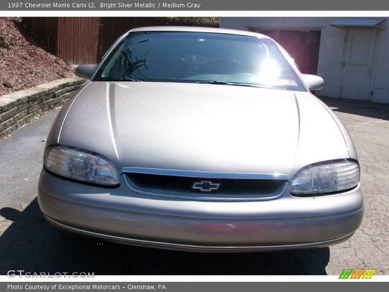 Bright Silver Metallic / Medium Gray 1997 Chevrolet Monte Carlo LS