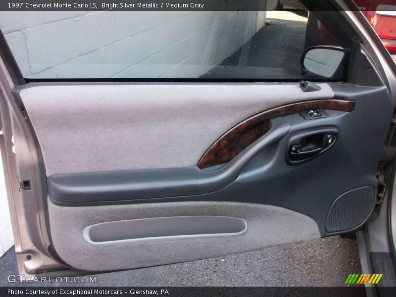 Bright Silver Metallic / Medium Gray 1997 Chevrolet Monte Carlo LS