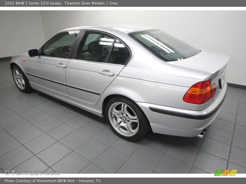 Titanium Silver Metallic / Grey 2003 BMW 3 Series 330i Sedan
