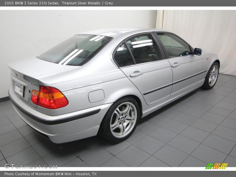 Titanium Silver Metallic / Grey 2003 BMW 3 Series 330i Sedan