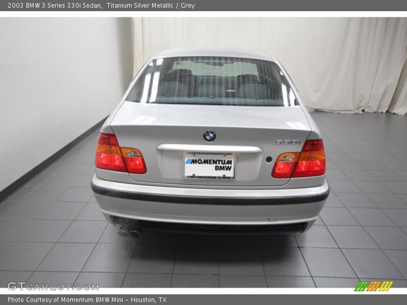 Titanium Silver Metallic / Grey 2003 BMW 3 Series 330i Sedan