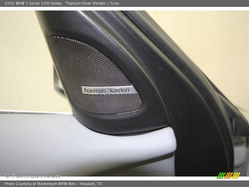 Titanium Silver Metallic / Grey 2003 BMW 3 Series 330i Sedan