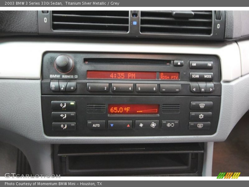 Titanium Silver Metallic / Grey 2003 BMW 3 Series 330i Sedan