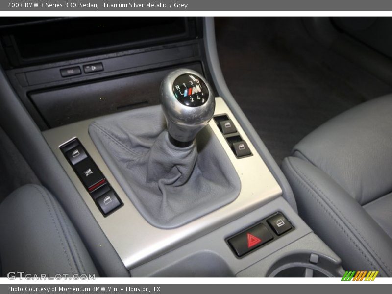 Titanium Silver Metallic / Grey 2003 BMW 3 Series 330i Sedan