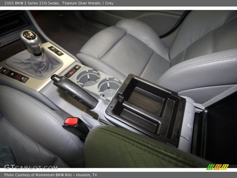 Titanium Silver Metallic / Grey 2003 BMW 3 Series 330i Sedan