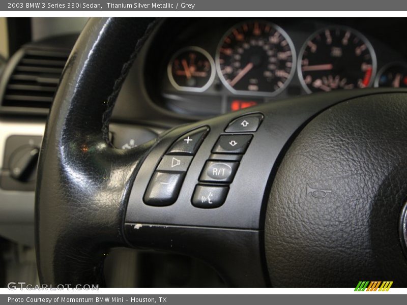 Titanium Silver Metallic / Grey 2003 BMW 3 Series 330i Sedan