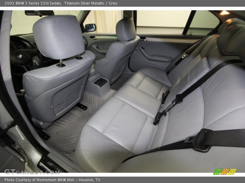 Titanium Silver Metallic / Grey 2003 BMW 3 Series 330i Sedan