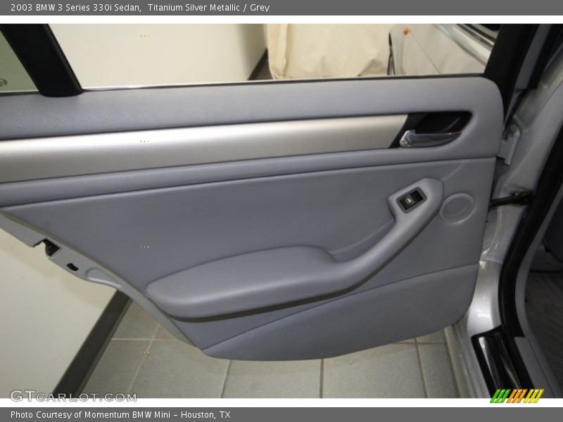 Titanium Silver Metallic / Grey 2003 BMW 3 Series 330i Sedan