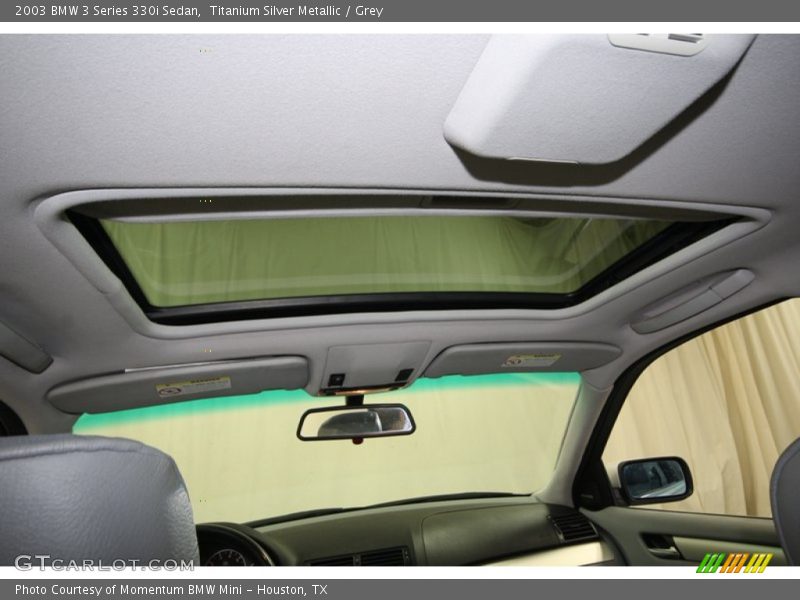 Titanium Silver Metallic / Grey 2003 BMW 3 Series 330i Sedan