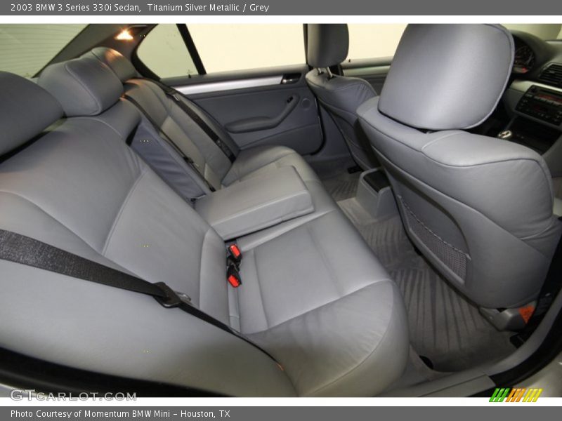 Titanium Silver Metallic / Grey 2003 BMW 3 Series 330i Sedan