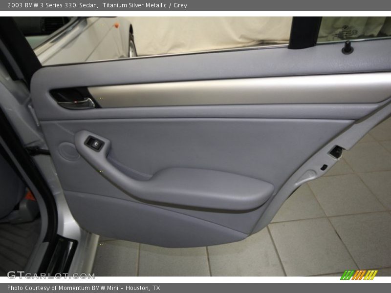 Titanium Silver Metallic / Grey 2003 BMW 3 Series 330i Sedan