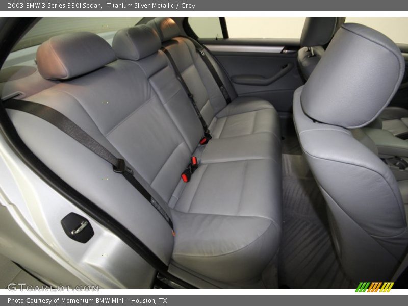 Titanium Silver Metallic / Grey 2003 BMW 3 Series 330i Sedan