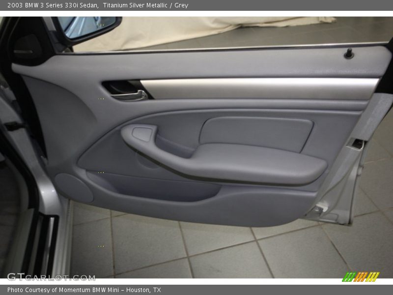Titanium Silver Metallic / Grey 2003 BMW 3 Series 330i Sedan