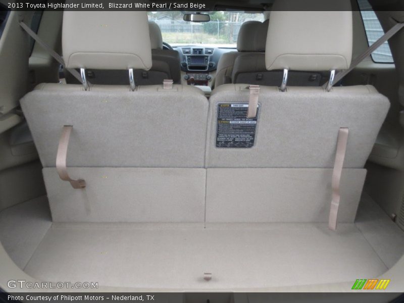 Blizzard White Pearl / Sand Beige 2013 Toyota Highlander Limited